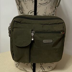Baggallini Compact Crossbody Belt Bag Olive Green